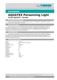 Datenblatt AQUATEX Persenning Light