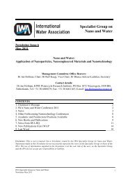 Specialist Group on Nano and Water - IWA