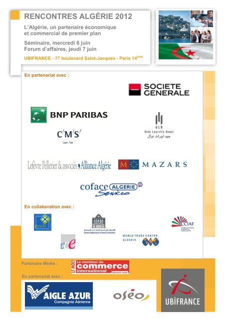 ubifrance rencontres algerie