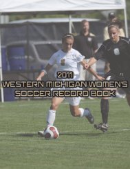 2011 Bio/Record Book - Western Michigan University Athletics ...