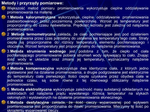 Promieniowanie sÅoneczne