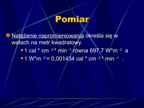 Promieniowanie sÅoneczne