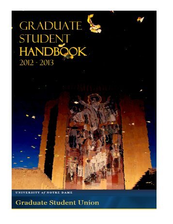 New Graduate Student Handbook - Graduate Student Union