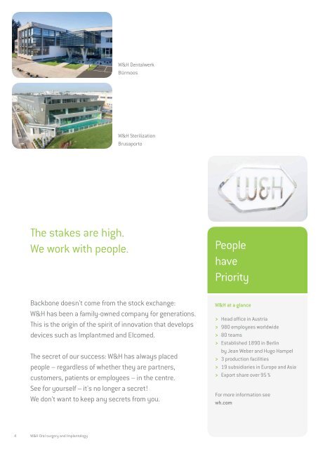 W&H brochure - Dyna Dental