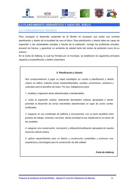 2.2. Planeamiento urbanÃ­stico y usos del suelo. - DiputaciÃ³n ...