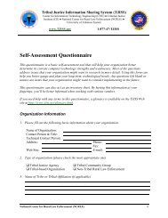 (TJISS): Self-Assessment Questionnaire - SEARCH - National ...