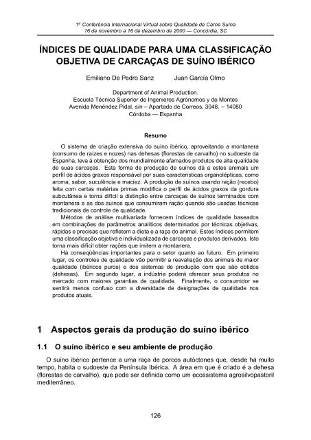 I ConferÃªncia Internacional Virtual sobre Qualidade de Carne SuÃ­na ...