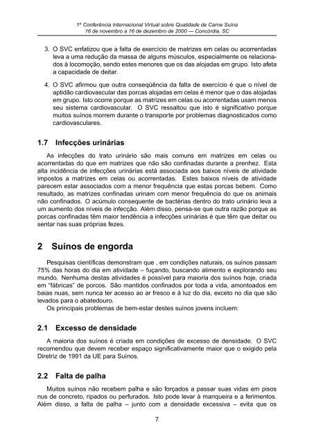 I ConferÃªncia Internacional Virtual sobre Qualidade de Carne SuÃ­na ...