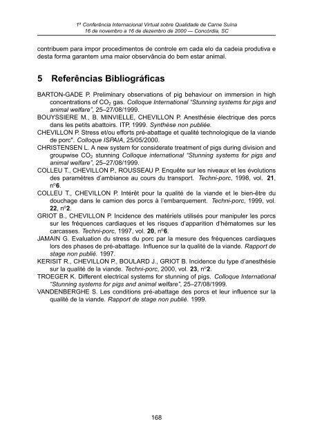 I ConferÃªncia Internacional Virtual sobre Qualidade de Carne SuÃ­na ...