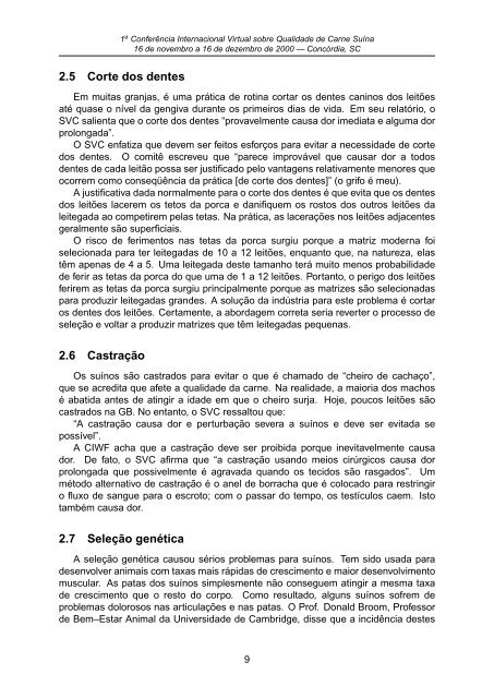 I ConferÃªncia Internacional Virtual sobre Qualidade de Carne SuÃ­na ...