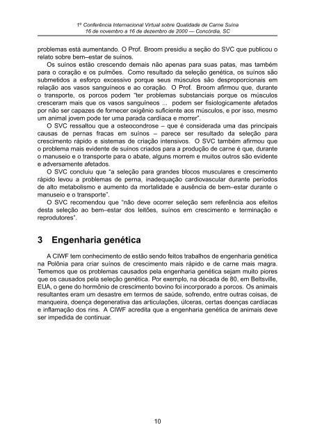 I ConferÃªncia Internacional Virtual sobre Qualidade de Carne SuÃ­na ...