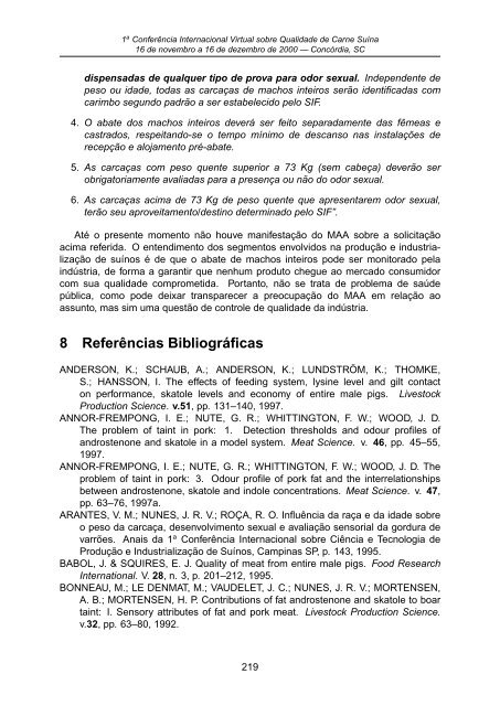 I ConferÃªncia Internacional Virtual sobre Qualidade de Carne SuÃ­na ...