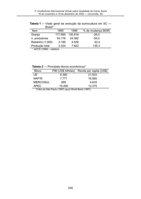 I ConferÃªncia Internacional Virtual sobre Qualidade de Carne SuÃ­na ...