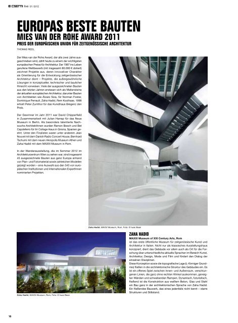 Erstausgabe Csernilive Architektur/Raum/Kunst Martin Cserni, Oktober