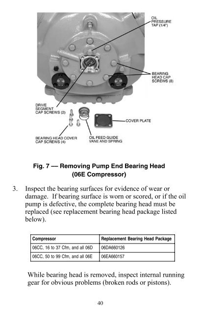 Carrier Compressors Service Guide