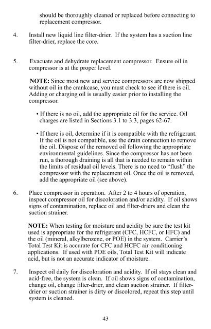 Carrier Compressors Service Guide