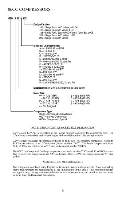 Carrier Compressors Service Guide