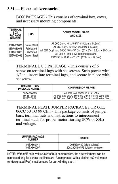 Carrier Compressors Service Guide