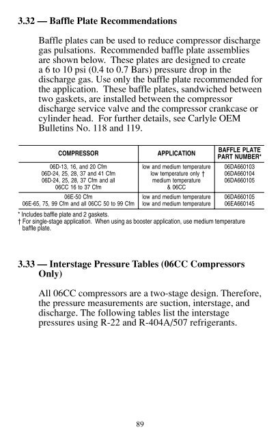 Carrier Compressors Service Guide