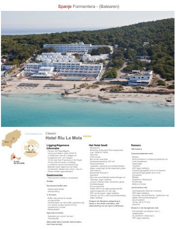 Hotel Riu La Mola Spanje Formentera - (Balearen) - Boekzelf.nl