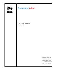 CAI View Manual - Command Alkon