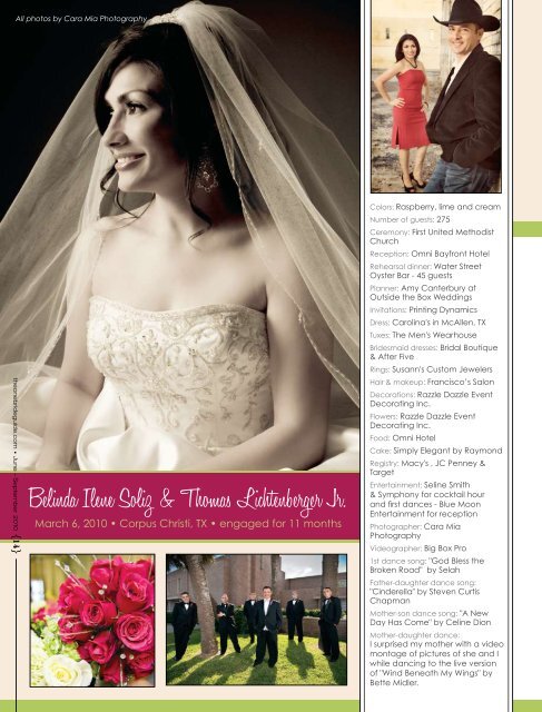 Belinda Ilene Soliz & Thomas Lichtenberger Jr. - The One Bride Guide