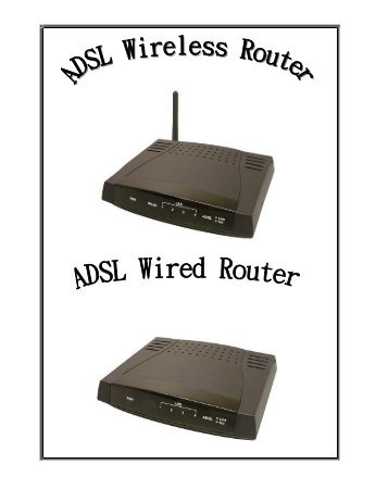 Highpoint ADSL Router manual.pdf - Bausch Datacom