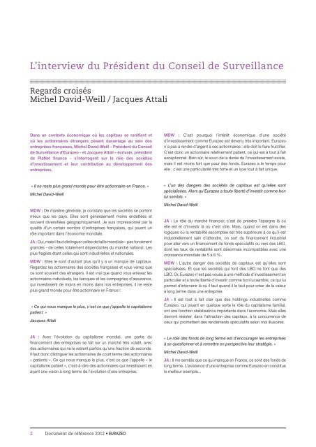 Document de rÃ©fÃ©rence 2012 (pdf 18,12 MB) - Eurazeo