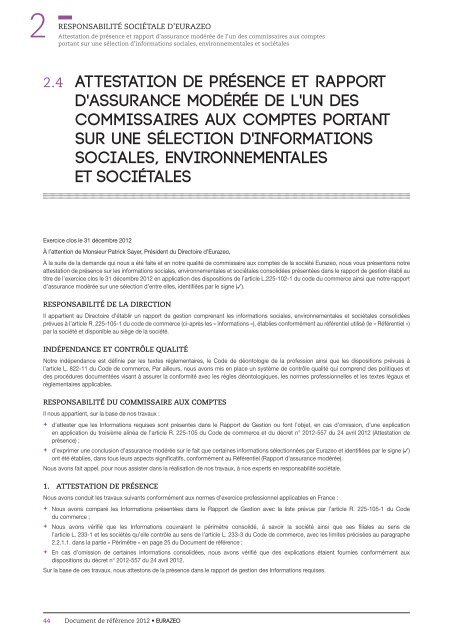 Document de rÃ©fÃ©rence 2012 (pdf 18,12 MB) - Eurazeo