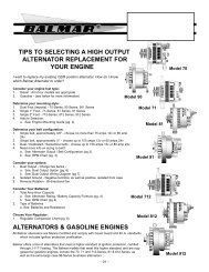 a helpful Alternator-Regulator Guide - Marine Warehouse