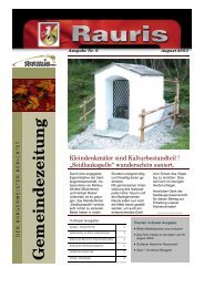 Gemeindezeitung - Rauris