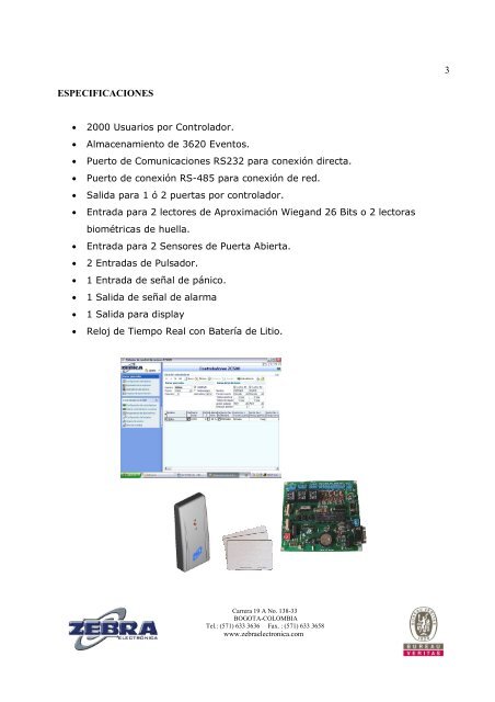ultimo MANUAL ZC500 hardwareSep-08-06 - Zebra Electronica