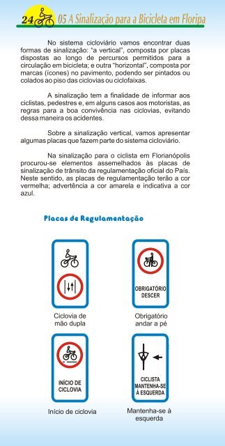 Manual do Ciclista de FlorianÃ³polis - Bicicleta na Rua