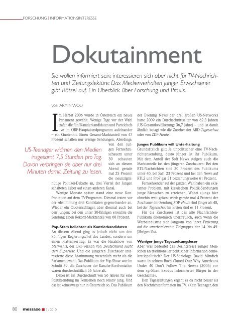 Dokutainment - Berlin School of Creative Leadership