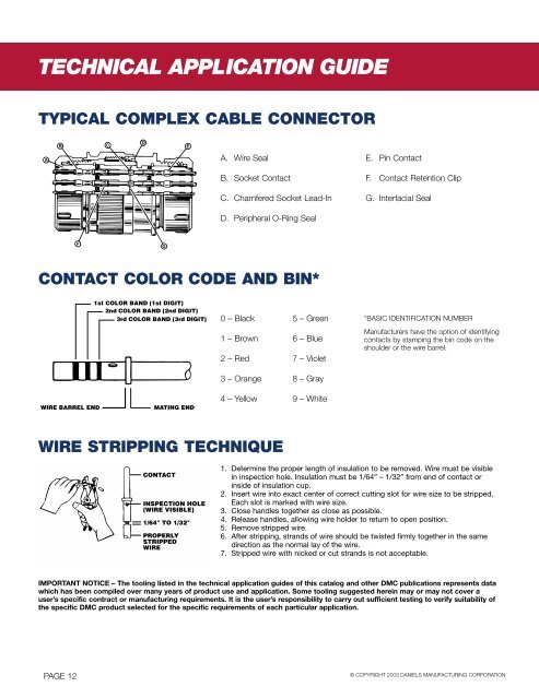 Connector Tooling Guide - AeroElectric Connection