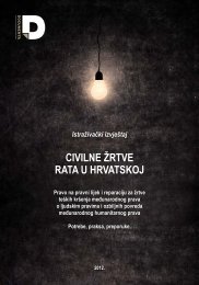 Civilne Å¾rtve rata u Hrvatskoj IstraÅ¾ivaÄki izvjeÅ¡taj - Documenta