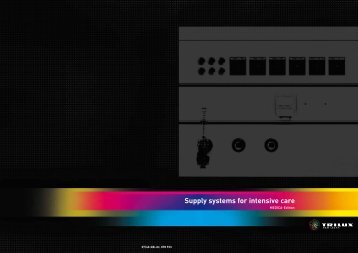 TRILUX supply systems for intensive care units