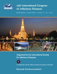 15th ICID - Infection Control
