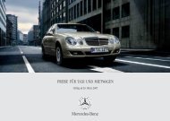Download Preisliste Taxi und Mietwagen - Mercedes-Benz ...