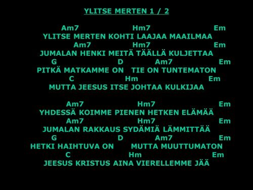 taistelulaulu 1 / 2 - Jesus Ã¤r Herren!