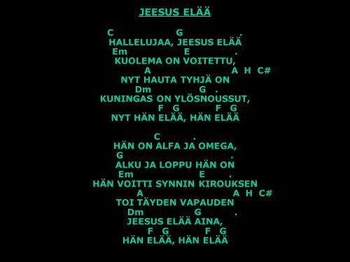 taistelulaulu 1 / 2 - Jesus Ã¤r Herren!