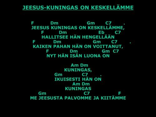 taistelulaulu 1 / 2 - Jesus Ã¤r Herren!