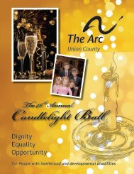 2012 Ad Journal - The Arc of Union County