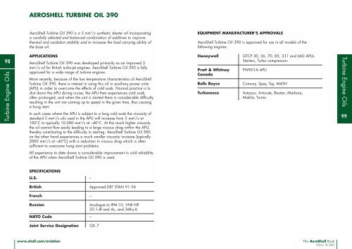 Turbine Engine Oils - VPS Lubricants