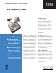 IBM SurePOS 700 Series - TouchWindow.com website for point of ...
