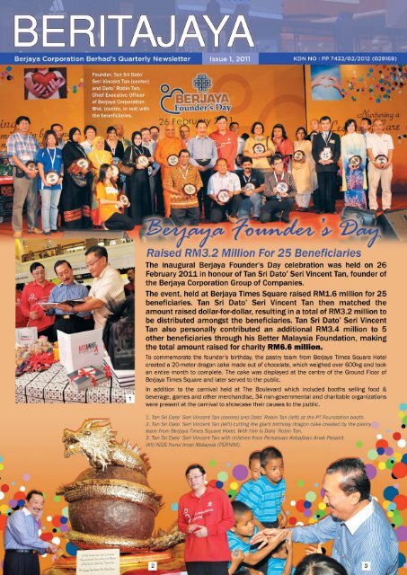 Beritajaya Issue 1, 2011  1 - Berjaya Corporation Berhad