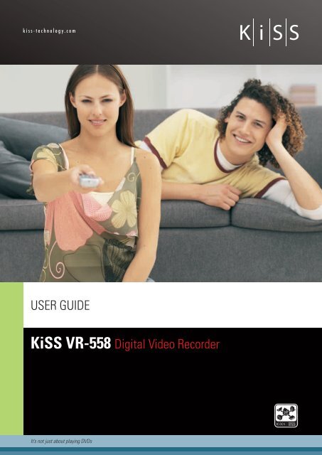 KiSS VR-558 Digital Video Recorder USER GUIDE - Meditronik
