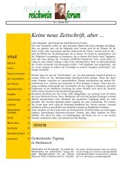 Keine neue Zeitschrift, aber ... - Adolf-Reichwein-Verein