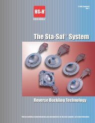 The Sta-SafÂ® System The Sta-SafÂ® System - BS&B Safety Systems