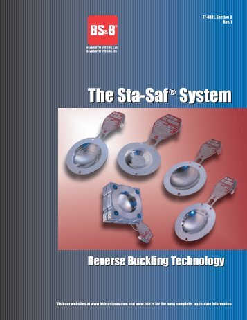 The Sta-SafÂ® System The Sta-SafÂ® System - BS&B Safety Systems